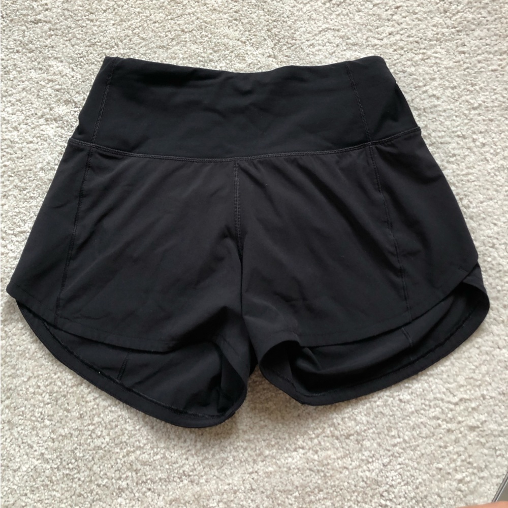 Lululemon speed up shorts high rise 4 inch